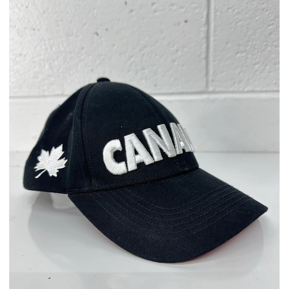 Hudson's Bay‎ Baseball Cap Black Embroidered Canada Maple Leaf / Mens One Size